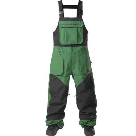 Spodnie snowboardowe ThirtyTwo - Basement Bib (green)